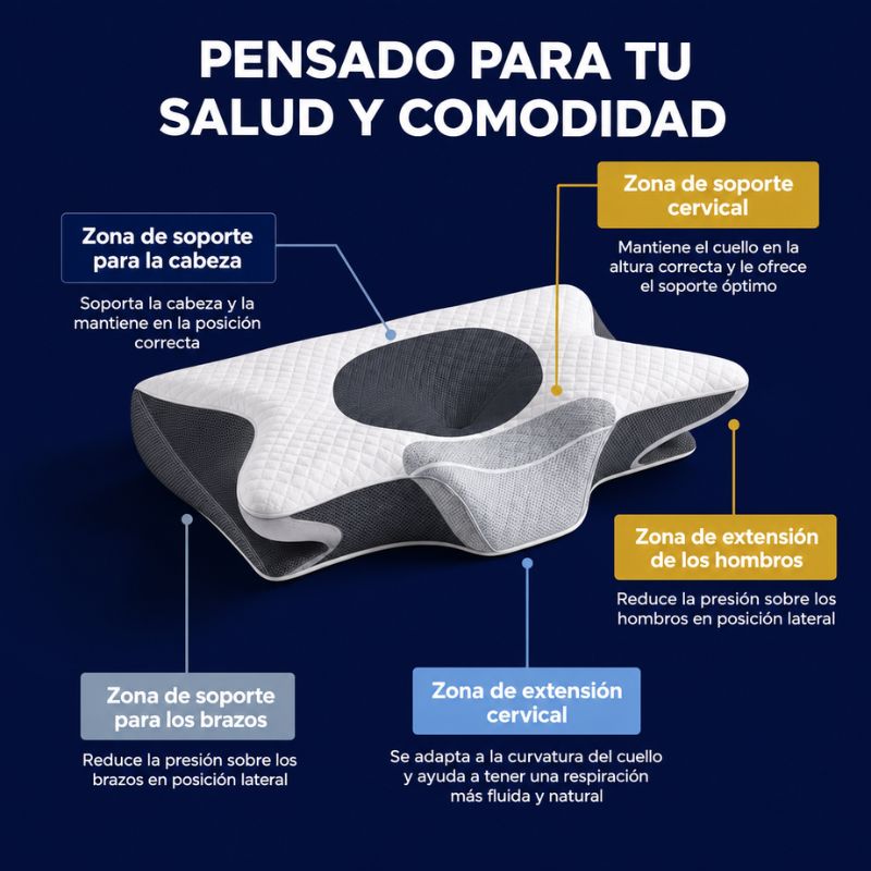 CloudSleep® | Almohada Cervical Ortopédica